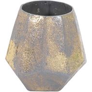 VEERA tea light holder h13cm gold