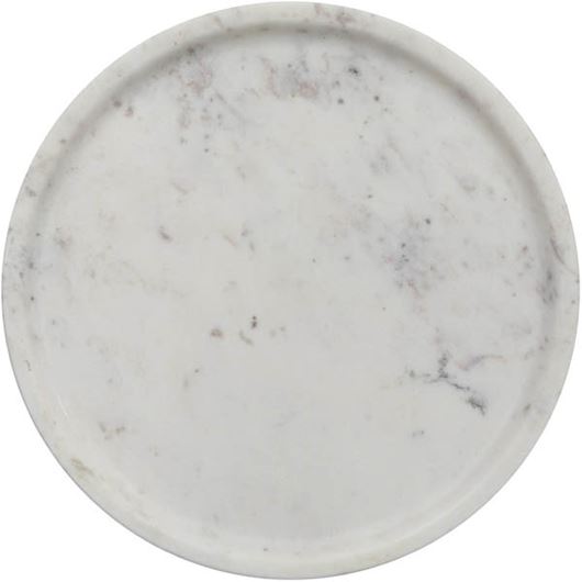 Picture of MARBLE platter white - dia 20cm