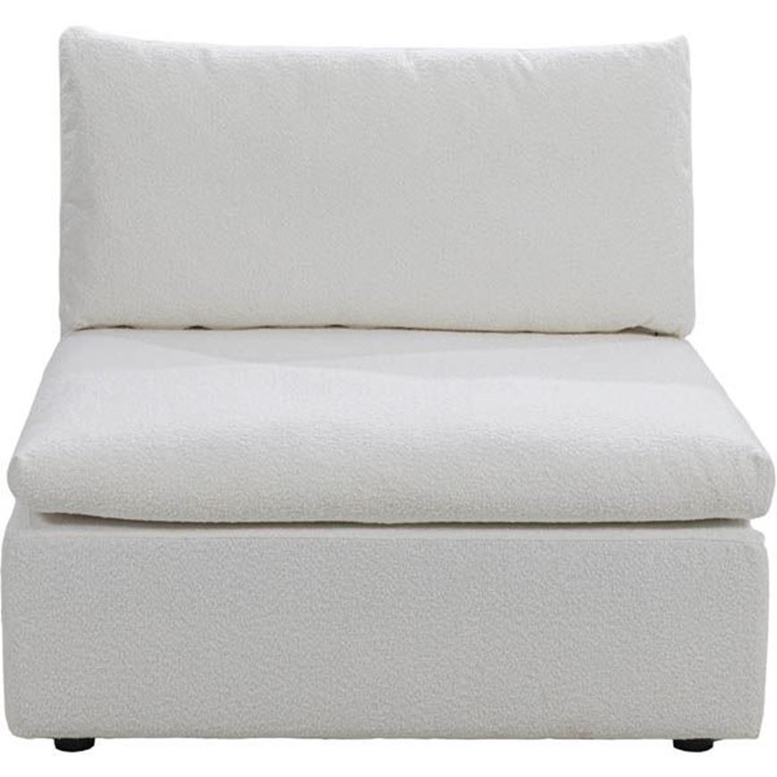SUNLIGHT armless chair white