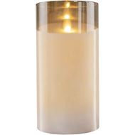 GLIMMER flameless candle 8x15 gold