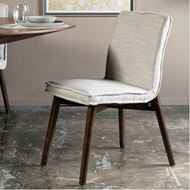 TESS dining chair natural/grey brown