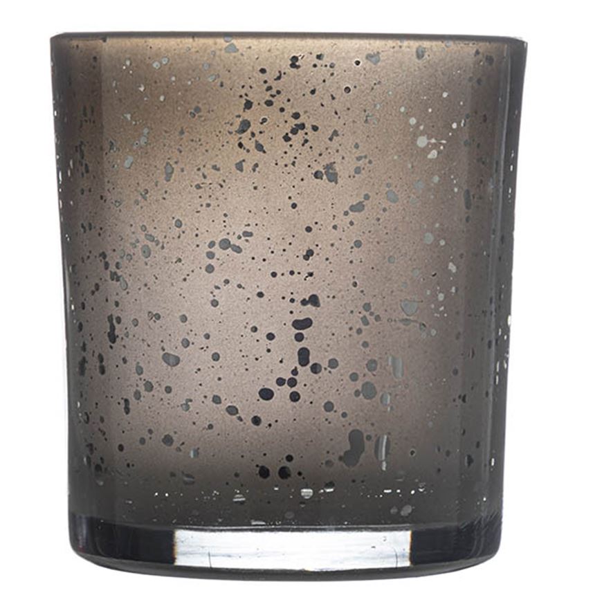 Picture of CAMIL tea light holder grey - H9cm
