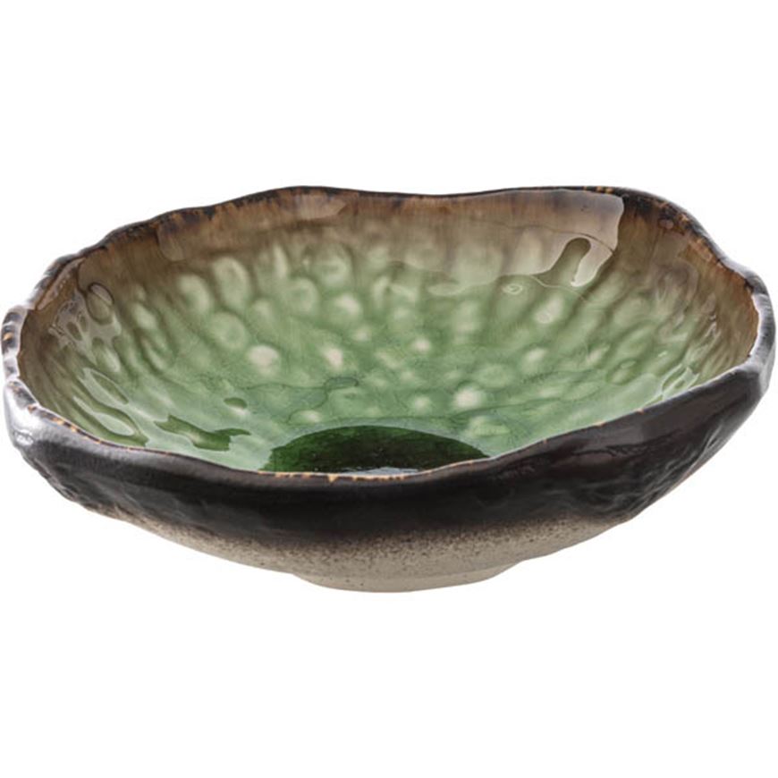 Picture of KYOTO bowl green/black - 24x22cm
