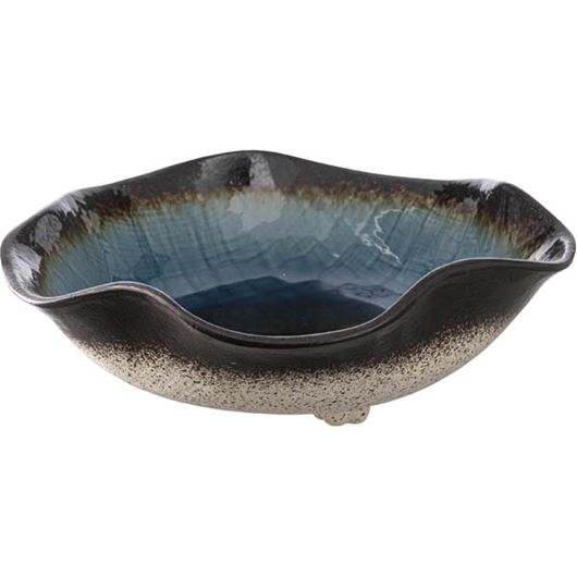 Picture of KYOTO bowl blue/black - dia 40cm