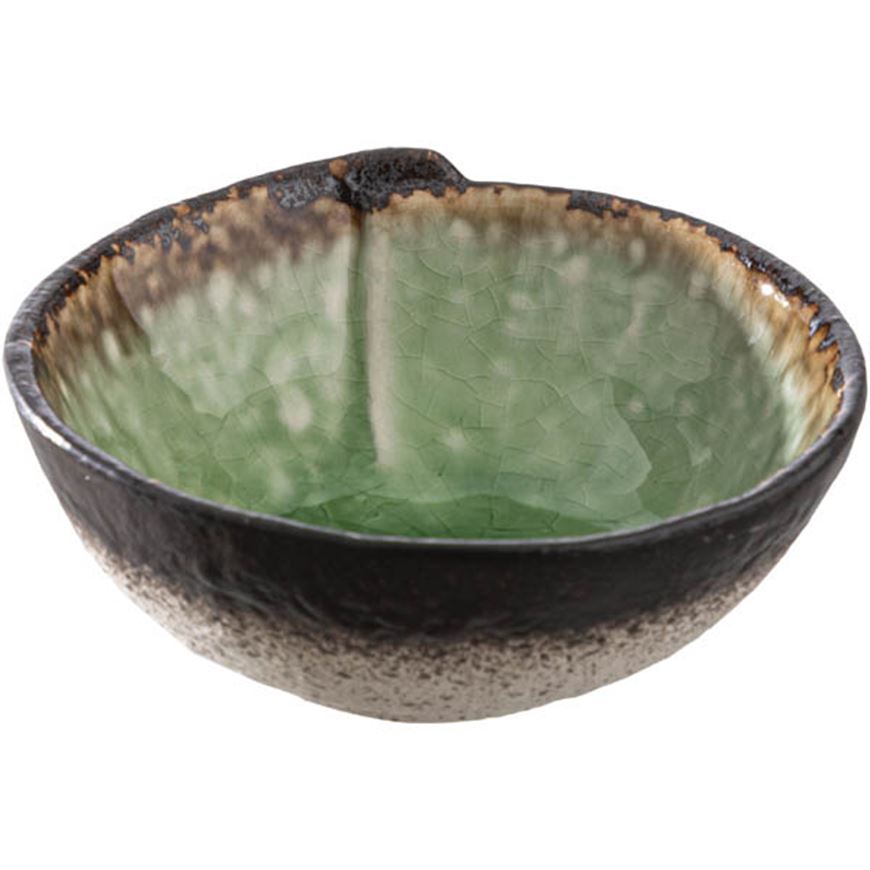 Picture of KYOTO bowl d11cm green/black
