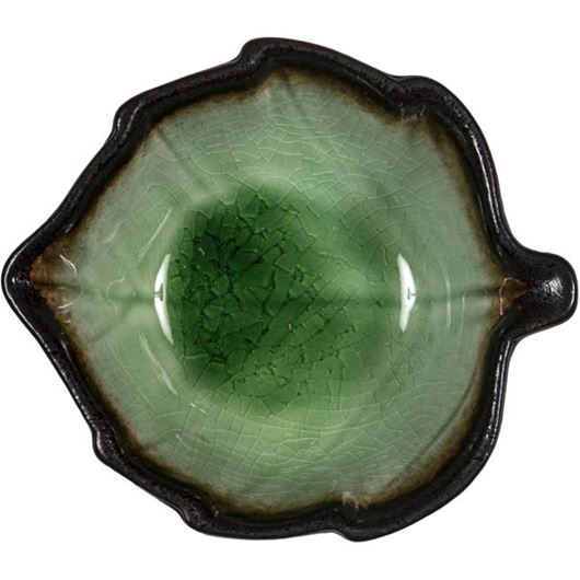 Picture of KYOTO bowl green/black - 15x13cm
