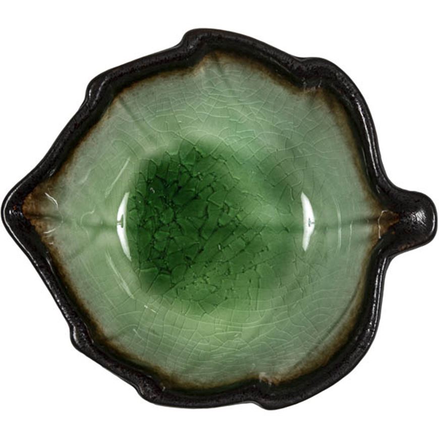 Picture of KYOTO bowl green/black - 15x13cm