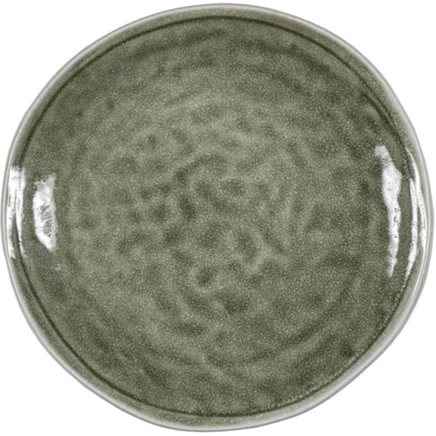 Picture of ONEER dinner plate green/white - dia 29cm