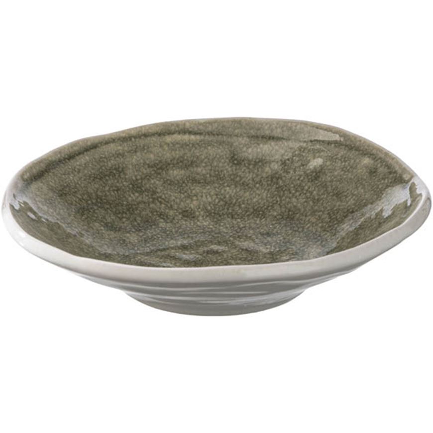 Picture of ONEER bowl d22cm green/white