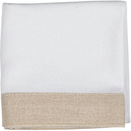 Picture of HALIA napkin white/beige - 45x45cm