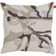 SADIYA cushion cover 45x45 cream/brown