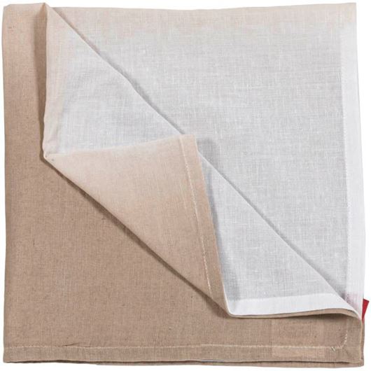 OMBRE napkin 45x45 white/beige