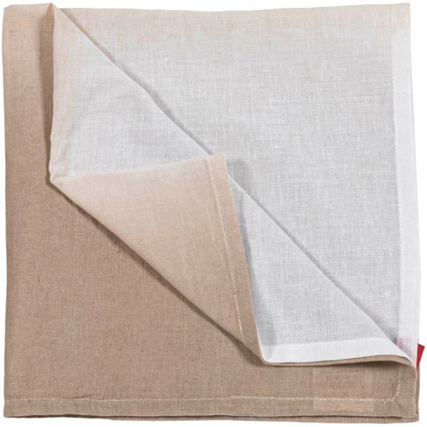 OMBRE napkin 45x45 white/beige
