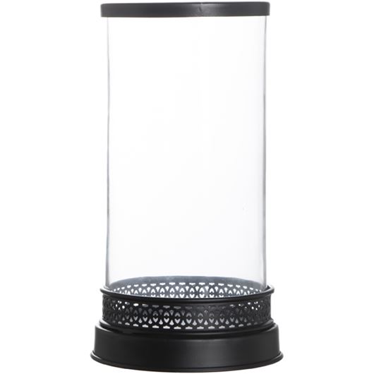 Picture of SNEHAL hurricane clear/black - H33cm
