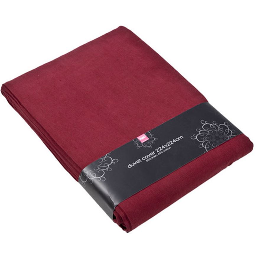 Picture of SANDY duvet cover red - 224x224cm