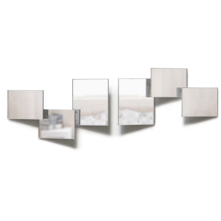 Picture of VANTAGE mirror set of 6 clear/white