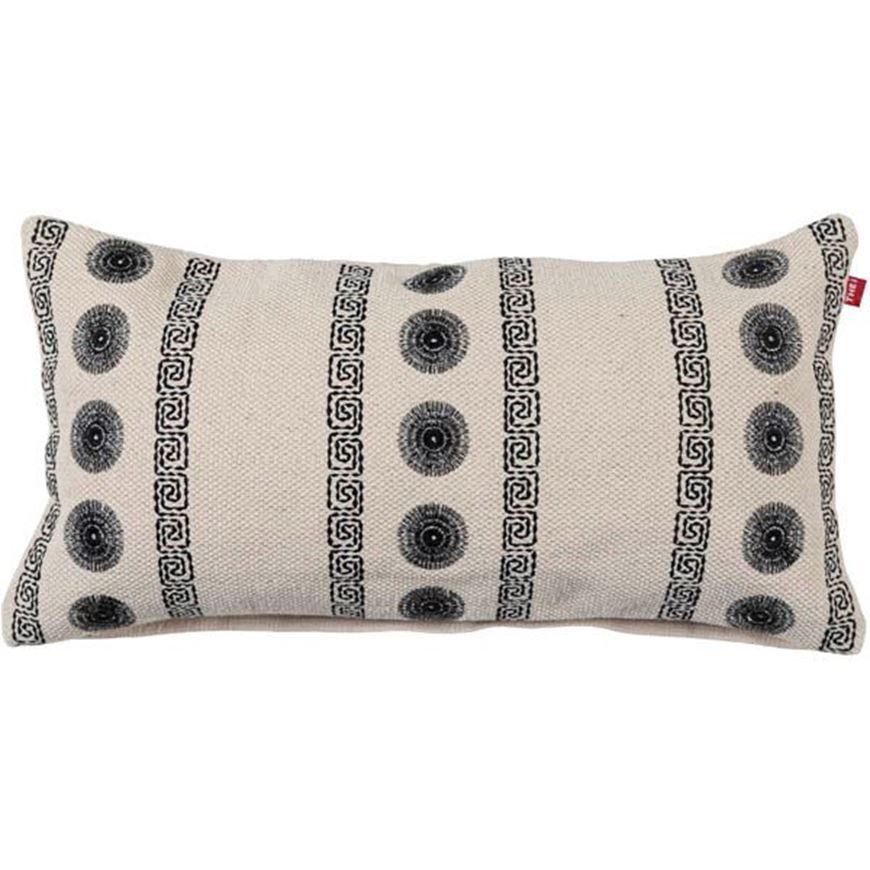 HALYN cushion cover 30x60 white/black