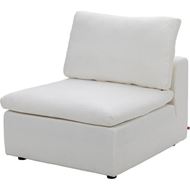 SUNLIGHT SP armless chair medium white