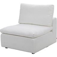 SUNLIGHT armless chair medium white