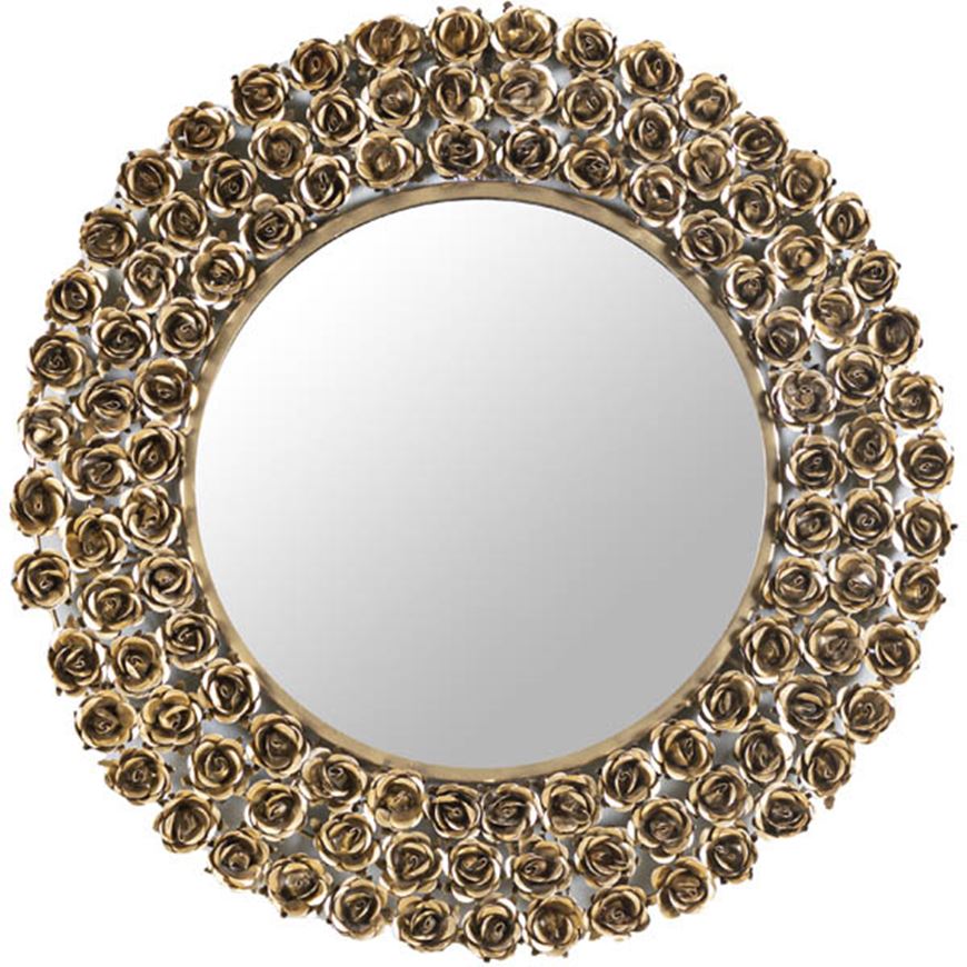 Picture of ROSE mirror d71cm gold