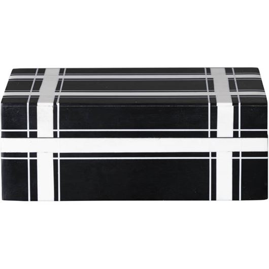 Picture of OSHIN box black and white - 20x13cm