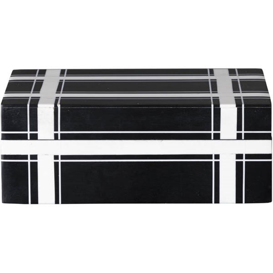 Picture of OSHIN box black and white - 20x13cm