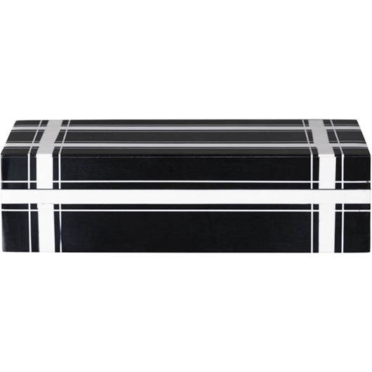 Picture of OSHIN box black and white - 29x13cm