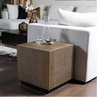 ODEON side table 46x46 brass 