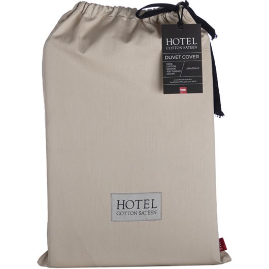 Picture of HOTEL Sateen duvet cover 224x224 beige
