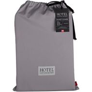 HOTEL Sateen duvet cover 224x224 dark grey