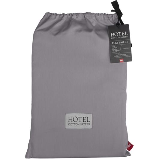 Picture of HOTEL Sateen flat sheet dark grey - 270x270cm