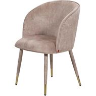 CELINE dining chair taupe/taupe