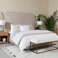 HOTEL Percale duvet cover 224x224 beige