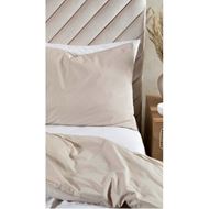 HOTEL Percale duvet cover 224x224 beige