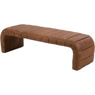 WESTWOOD stool 152x50 leather brown