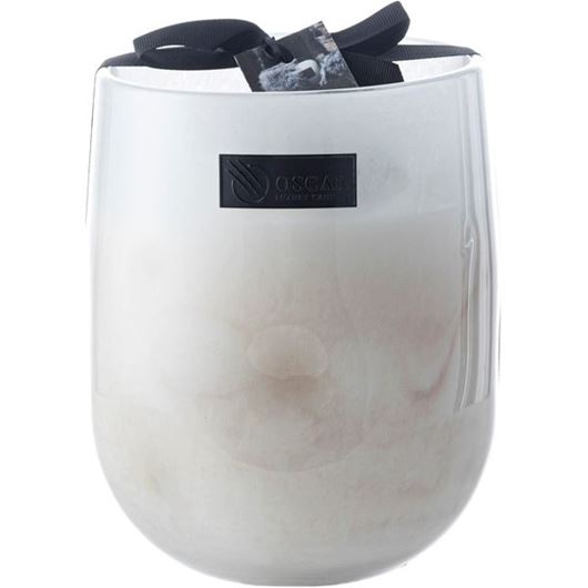 ELBA Spring Moss candle L white