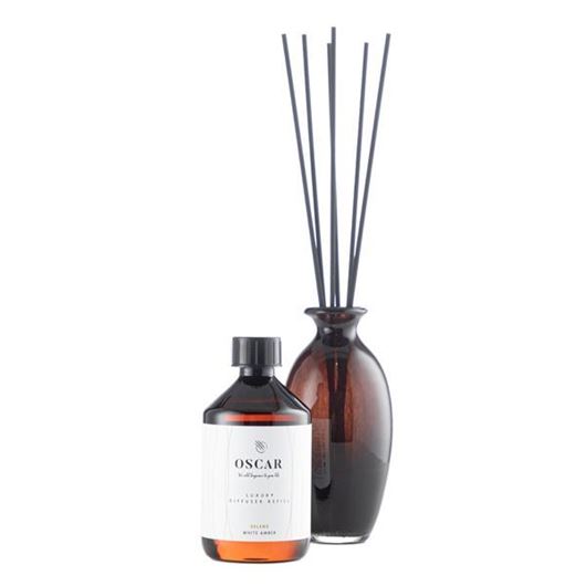 BURANO White Amber diffuser 500ml black