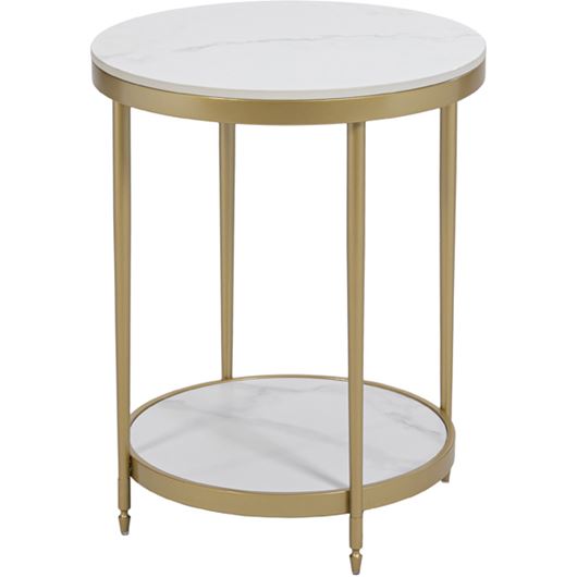 Picture of PUERTO side table d48cm white