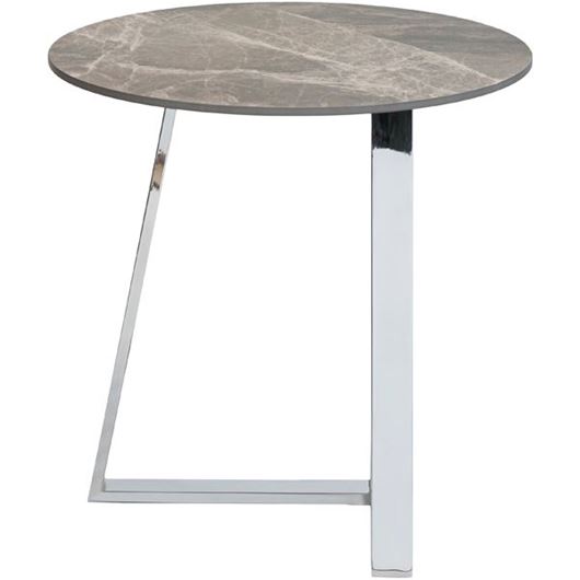 MENZA side table d60cm grey