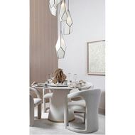 LAVINIA chandelier white/brass