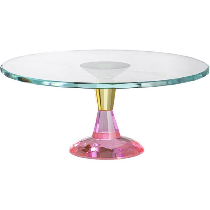 RAINBOW cake stand h12cm multicolour