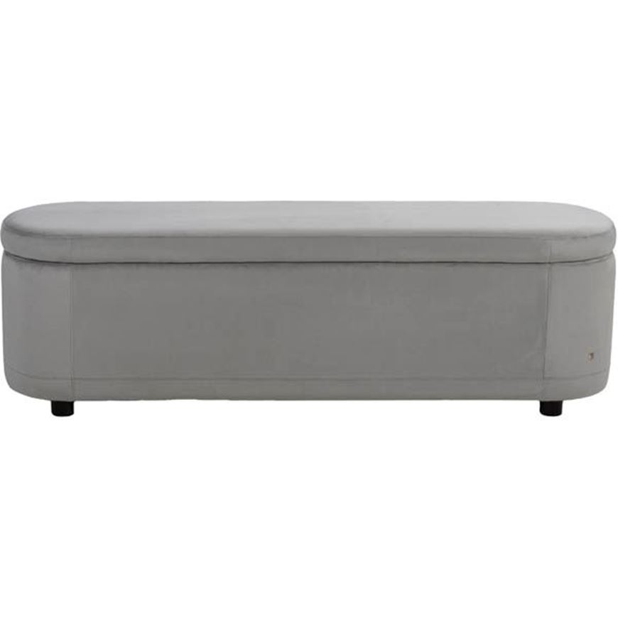 BELT stool 160x40 microfibre grey