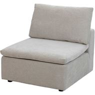 LIGHT armless chair natural
