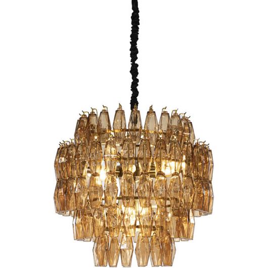 Picture of ALVARO chandelier d70cm orange