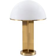 GONZA table lamp h64cm white/brass