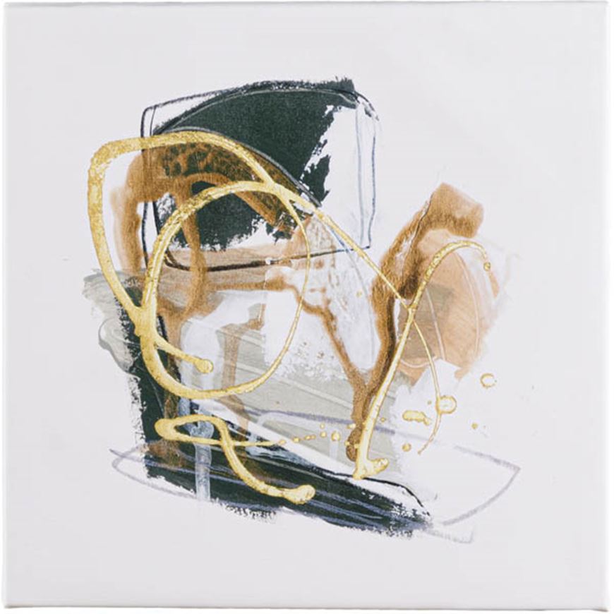 Picture of ABSTRACT IV canvas white - 40x40cm