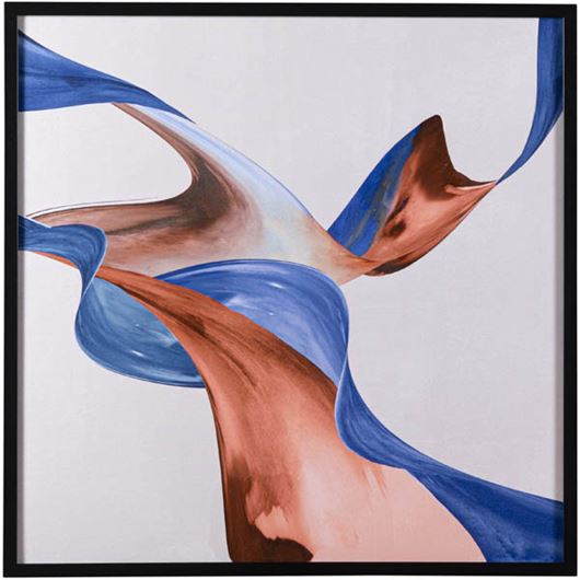 Picture of TRENDS I framed canvas black - 81x81cm