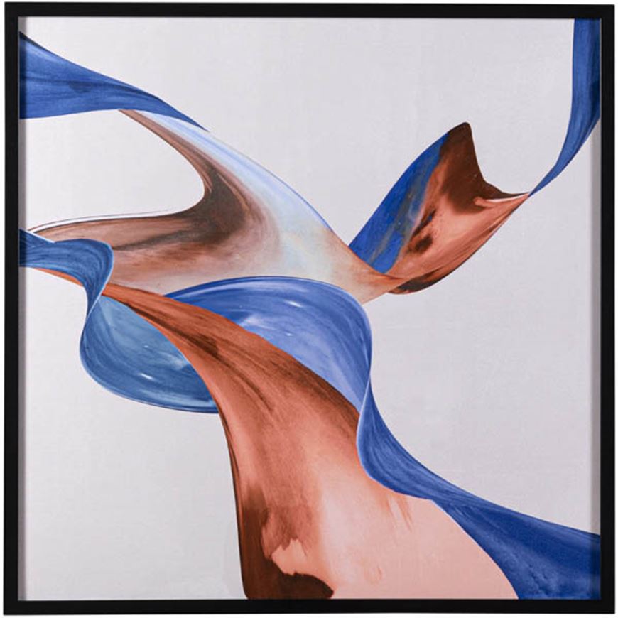 Picture of TRENDS I framed canvas black - 81x81cm