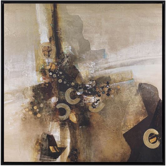 Picture of MARKABLE III print gold - 103x103cm