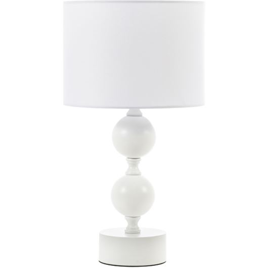 Picture of EATON table lamp white - H45cm